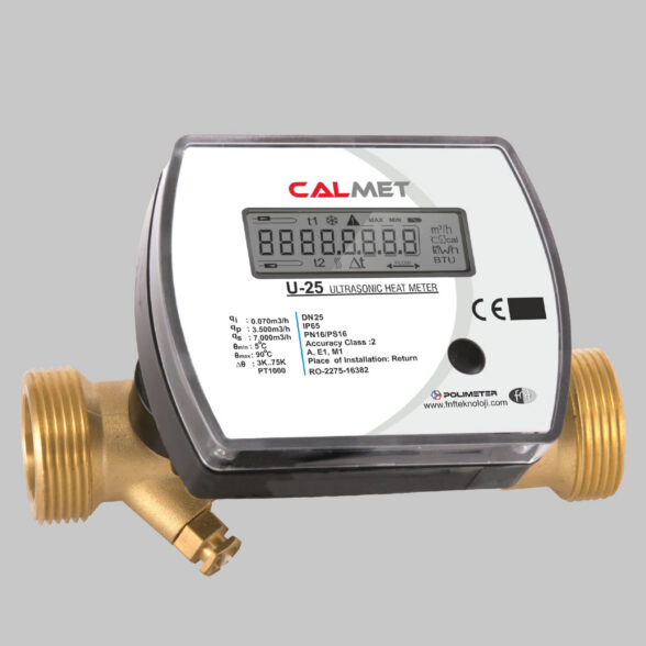 Ultrasonik Isı Sayacı (Kalorimetre) – M-BUS – CALMET – U-25